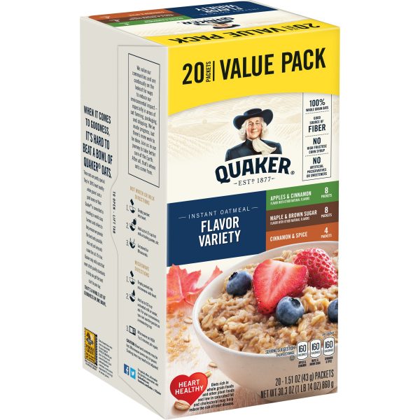 quaker 20 packer flavor variety