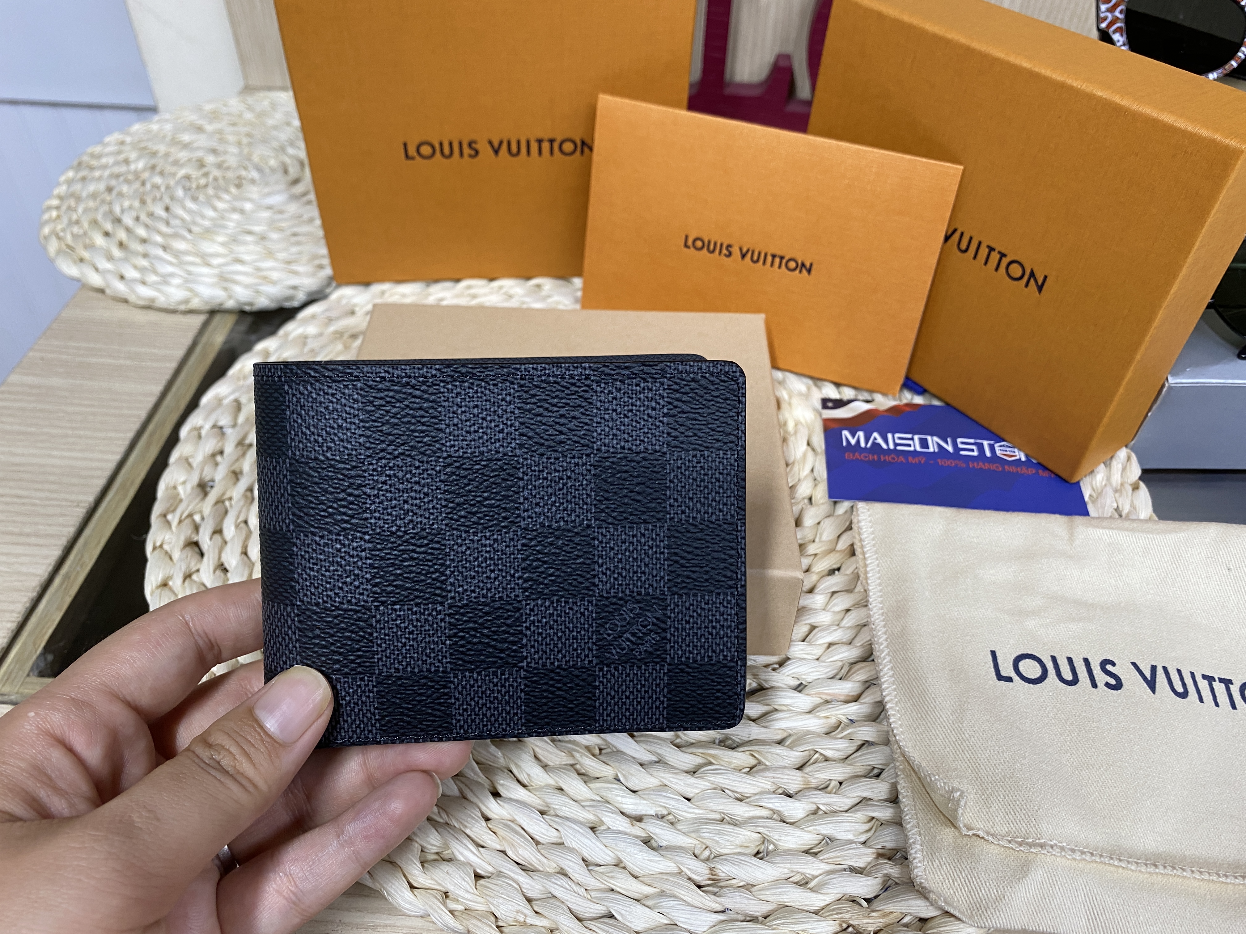 Ví cầm tay nam hàng hiệu Louis Vuitton bản new VCT80  LOUIS LUXURY