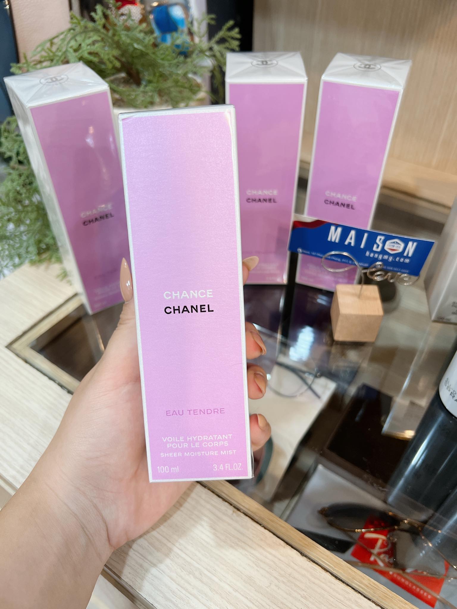 Moisture Mist dưỡng ẩm hương nước hoa nữ Chanel Chance Eau Tendre 100ml -  MAISON STORE
